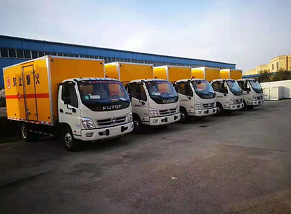 白鹭湖管理区爆破器材运输车